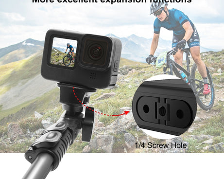 PULUZ Folding Finger Tripod Mount Adapter for GoPro HERO 4K 2024 / HERO13 Black /12 Black /11 Black /11 Black mini /10 Black /9 Black /8 Black / Max