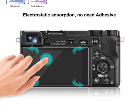 PULUZ 2.5D 9H Tempered Glass Film for Sony A6000, Compatible with Sony A6500 / A5100 / 6100 / A6600 / A5000 / A6400 / A6300 / A3000 / NEX-7/ NEX-6 / NEX-5N / NEX-3N / NEX5C / NEX-C3 / NEX-5T / H400, Panasonic W850K, Olympus TG850 / TG860 / TG870 PM2 / ...
