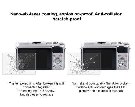 PULUZ 2.5D 9H Tempered Glass Film for Fujifilm X-A3, Compatible with Fujifilm X-T1 / X-T2 / X-A5 / X-A10 / X-A20, X-A3 Protector