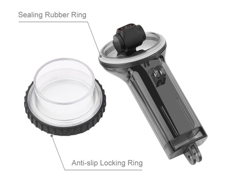 PULUZ 60m Underwater Waterproof Housing Diving Case Cover for DJI Osmo Pocket 2, PULUZ