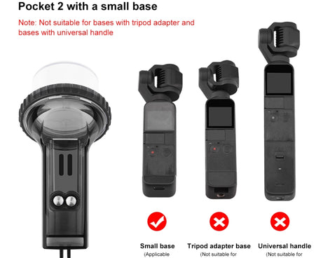 PULUZ 60m Underwater Waterproof Housing Diving Case Cover for DJI Osmo Pocket 2, PULUZ