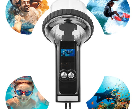 PULUZ 60m Underwater Waterproof Housing Diving Case Cover for DJI Osmo Pocket 2, PULUZ