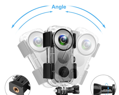 PULUZ 30m Underwater Waterproof Housing Case for Insta360 ONE X2, Underwater Case For Insta360 ONE X2