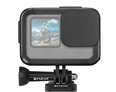 PULUZ Chargeable PA Frame Mount Cage with Cold Shoe Base Slot for GoPro HERO13 Black /12 Black /11 Black /11 Black Mini /10 Black /9 Black, Chargeable PA Frame Mount