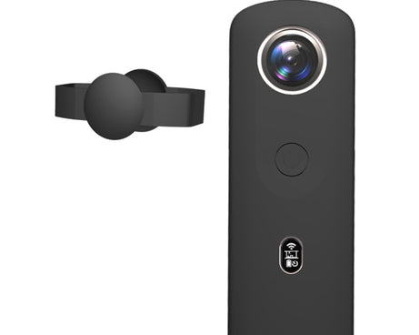 PULUZ Silicone Protective Case with Lens Cover for Ricoh Theta SC2 360 Panoramic Camera, Silicone Case For Ricoh Theta SC2(Black), Silicone Case For Ricoh Theta SC2(Blue), Silicone Case For Ricoh Theta SC2(Red)