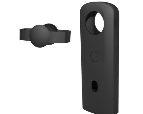 PULUZ Silicone Protective Case with Lens Cover for Ricoh Theta SC2 360 Panoramic Camera, Silicone Case For Ricoh Theta SC2(Black), Silicone Case For Ricoh Theta SC2(Blue), Silicone Case For Ricoh Theta SC2(Red)
