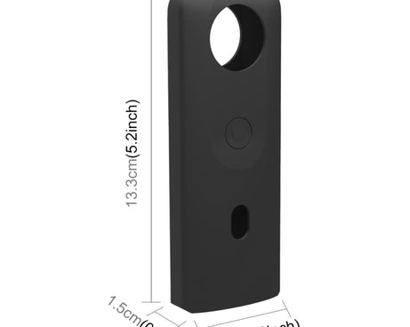 PULUZ Silicone Protective Case with Lens Cover for Ricoh Theta SC2 360 Panoramic Camera, Silicone Case For Ricoh Theta SC2(Black), Silicone Case For Ricoh Theta SC2(Blue), Silicone Case For Ricoh Theta SC2(Red)