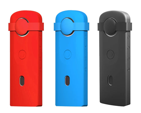 PULUZ Silicone Protective Case with Lens Cover for Ricoh Theta SC2 360 Panoramic Camera, Silicone Case For Ricoh Theta SC2(Black), Silicone Case For Ricoh Theta SC2(Blue), Silicone Case For Ricoh Theta SC2(Red)