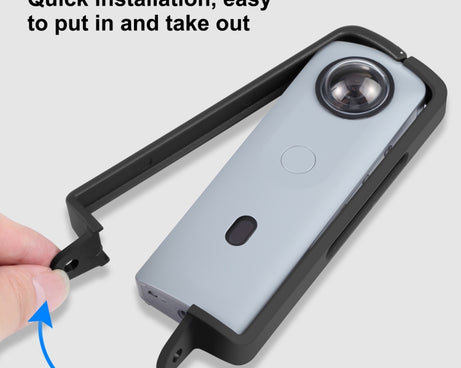 PULUZ PC ABS Plastic Protective Frame for Ricoh Theta SC2, with Adapter Mount & Screw, Plastic Frame For Ricoh Theta SC2
