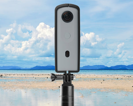 PULUZ PC ABS Plastic Protective Frame for Ricoh Theta SC2, with Adapter Mount & Screw, Plastic Frame For Ricoh Theta SC2