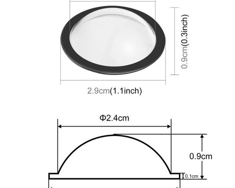 PULUZ Lens Guard PC Protective Cover Kits for Ricoh Theta SC2 / S / V
