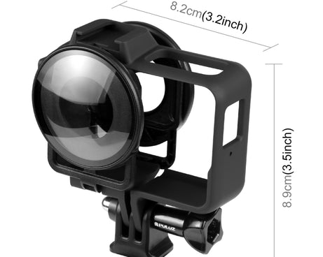 PULUZ Plastic Frame Case with Lens Guard for Insta360 One RS 360 Edition