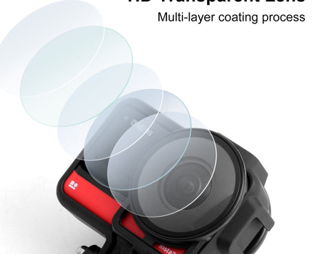 PULUZ Plastic Frame Case with Lens Guard for Insta360 One RS 360 Edition