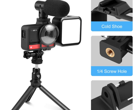 PULUZ Plastic Frame Case with Lens Guard for Insta360 One RS 360 Edition