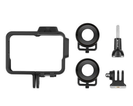 PULUZ Plastic Frame Case with Lens Guard for Insta360 One RS 360 Edition