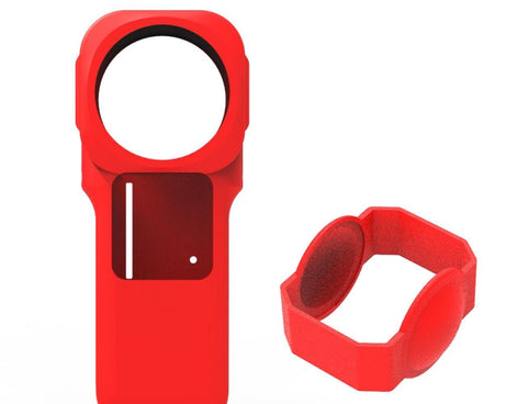 PULUZ Silicone Protective Case with Lens Cover for Insta360 One RS 1-Inch 360 Edition