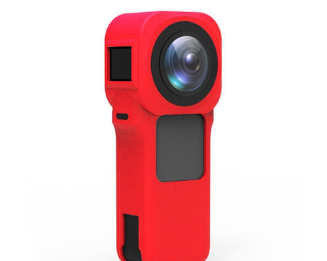 PULUZ Silicone Protective Case with Lens Cover for Insta360 One RS 1-Inch 360 Edition
