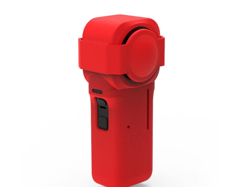 PULUZ Silicone Protective Case with Lens Cover for Insta360 One RS 1-Inch 360 Edition