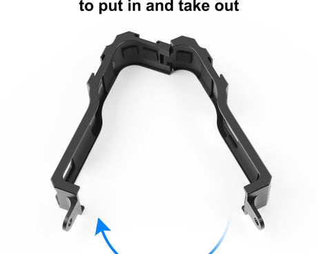 PULUZ Protective Cage Rig Housing Frame with Cold Shoe for Insta360 ONE RS 1-Inch 360 Edition, Protective Cage