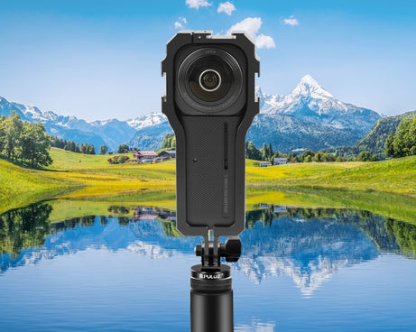 PULUZ Protective Cage Rig Housing Frame with Cold Shoe for Insta360 ONE RS 1-Inch 360 Edition, Protective Cage