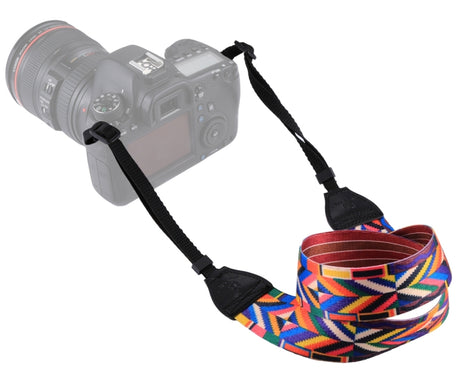 PULUZ Retro Ethnic Style Multi-color Series Shoulder Neck Strap Camera Strap for SLR / DSLR Cameras, Ethnic 7, Ethnic 8, Ethnic 9