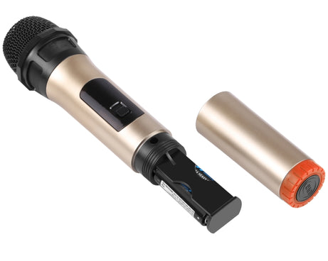 PULUZ UHF Wireless Dynamic Microphone with LED Display, UHF