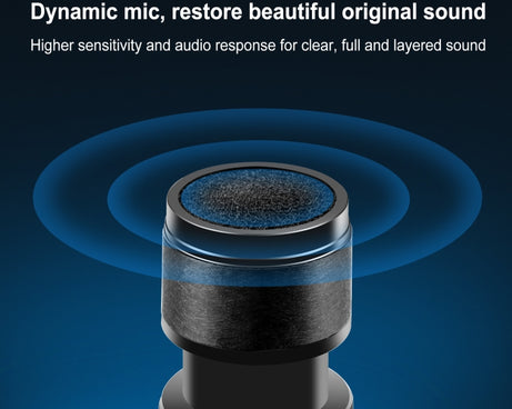 PULUZ UHF Wireless Dynamic Microphone with LED Display, UHF