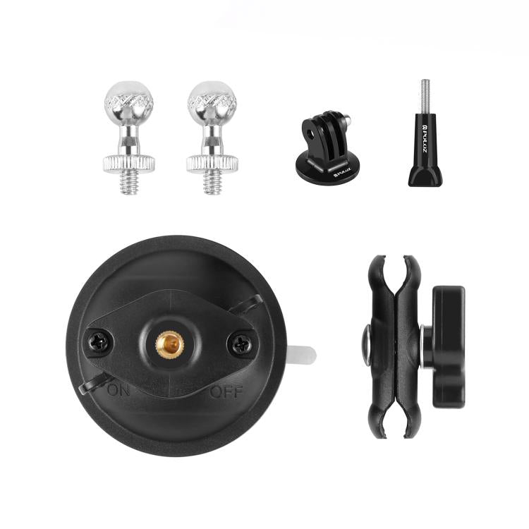 PULUZ Upgraded 1/4 inch Magic Arm Suction Cup Mount