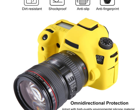 PULUZ Soft Silicone Protective Case for Canon EOS 6D, For Canon 6D