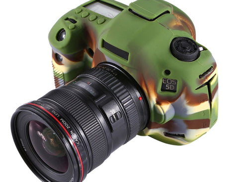 PULUZ Soft Silicone Protective Case for Canon EOS 5D Mark III / 5D3, For Canon 5D Mark III, For Canon 5D3
