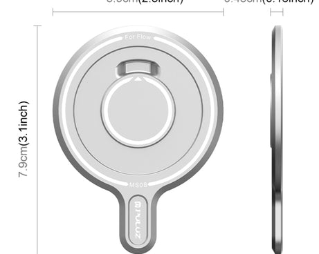 PULUZ For Insta360 FLow Gimbal Magnetic MagSafe Adapter Phone Holder