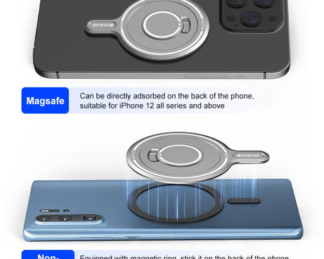 PULUZ For Insta360 FLow Gimbal Magnetic MagSafe Adapter Phone Holder