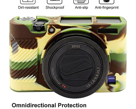 PULUZ Soft Silicone Protective Case for Sony RX100 III / IV / V, For Sony RX100 IV, For Sony RX100 III / IV / V, For Sony RX100III