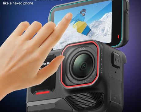 For Insta360 Ace Pro 2 PULUZ 3 in 1 Rear & Front  Screen and Lens Tempered Glass Film, For Insta360 Ace Pro 2