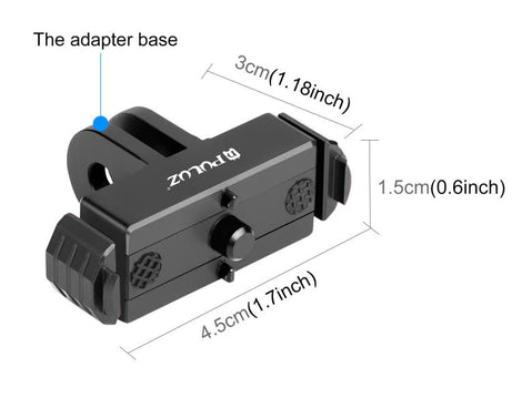 For GoPro HERO13 Black  PULUZ Magnetic Quick Release Base Mount, For GoPro HERO13 Black / MAX2 (Black), For GoPro HERO13 Black (Black Red)