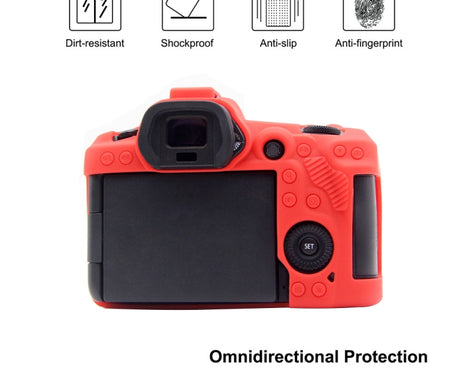 PULUZ Soft Silicone Protective Case for Canon EOS R5, For Canon EOS R5