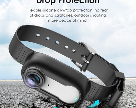For Insta360 GO 3 / GO 3S PULUZ Camera Silicone Case Wristband Bicycle Strap Extension Mount