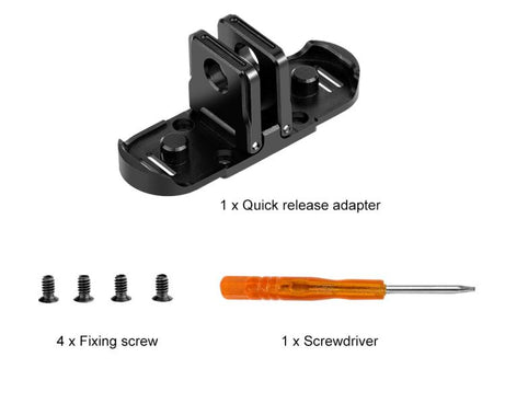 PULUZ Quick Release Magnetic Folding Base Adapter for GoPro HERO12 Black /11 Black /11 Black mini /10 Black /9 Black /8 Black / Max