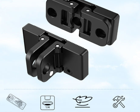 For Insta360 X4 PULUZ Quick Release 1 /4 inch Folding Base, 1 /4 inch Folding Base