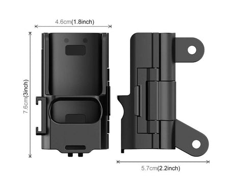For DJI OSMO Pocket 3 PULUZ Plastic Protection Frame Expansion Cold Shoe Adapter Bracket