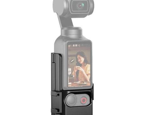 For DJI OSMO Pocket 3 PULUZ Plastic Protection Frame Expansion Cold Shoe Adapter Bracket