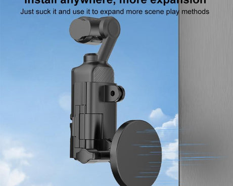 For DJI OSMO Pocket 3 PULUZ Protective Frame Magnetic Desktop Mount Angle Adjustable Base, Magnetic Desktop Mount