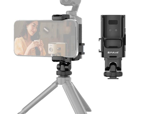 For DJI OSMO Pocket 3 PULUZ Protective Frame Expansion Phone Clamp, Compatible with Tripod Pole