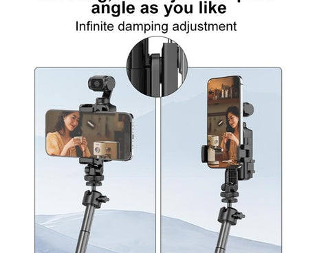 For DJI OSMO Pocket 3 PULUZ Protective Frame Expansion Phone Clamp, Compatible with Tripod Pole
