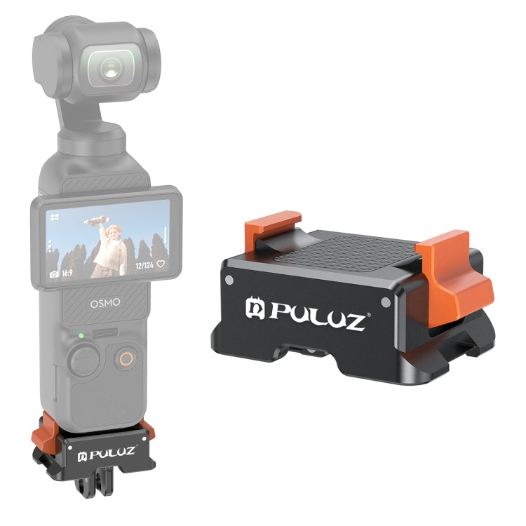 For DJI Osmo Pocket 3 PULUZ Type-C Charging Base Quick Release Mount Adapter
