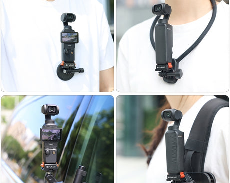 For DJI Osmo Pocket 3 PULUZ Type-C Charging Base Quick Release Mount Adapter, Quick Release Mount