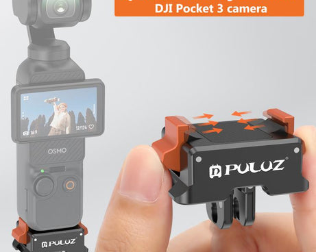 For DJI Osmo Pocket 3 PULUZ Type-C Charging Base Quick Release Mount Adapter, Quick Release Mount