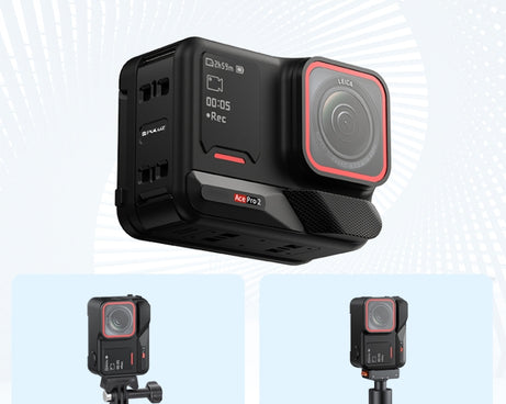 PULUZ Aluminum Alloy Battery Side Interface Cover for Insta360 Ace Pro 2