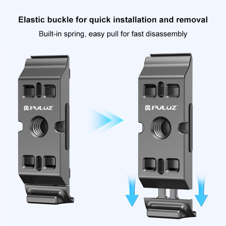 PULUZ ACE / AC Aluminum Alloy Battery Side Interface Cover for Insta360 Ace Pro 2