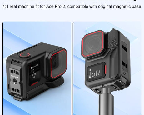 PULUZ ACE / AC Aluminum Alloy Battery Side Interface Cover for Insta360 Ace Pro 2